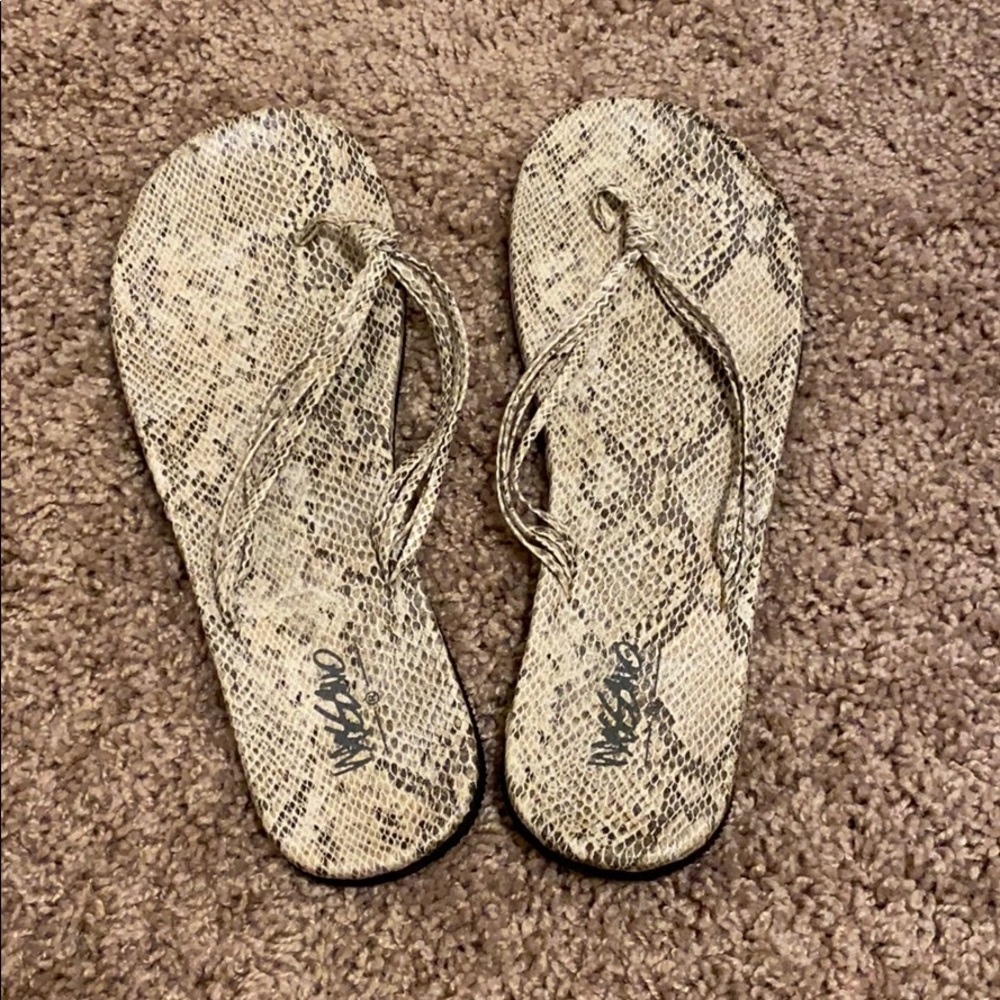 Snake Skin Sandals